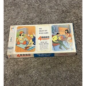 1967 FORESIGHT 4CYTE Game  Milton Bradley 4728 The Smart‎ Set Word Game
